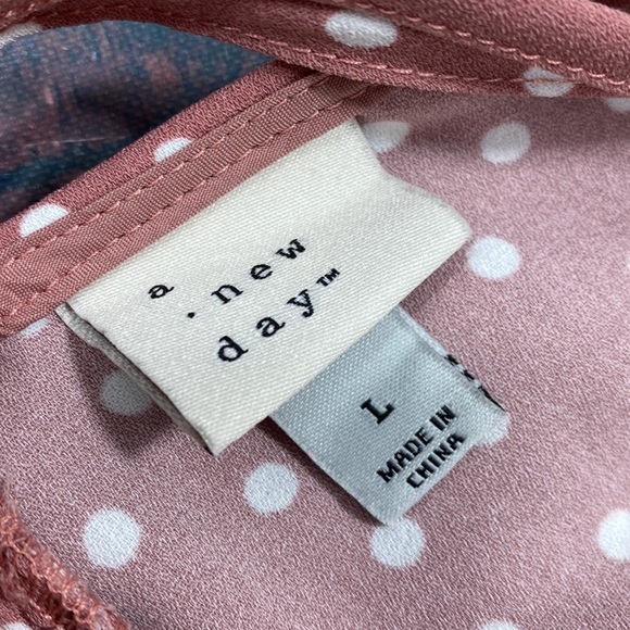 a new day Pink Mauve Polka Dot Jumpsuit - Picture 9 of 11